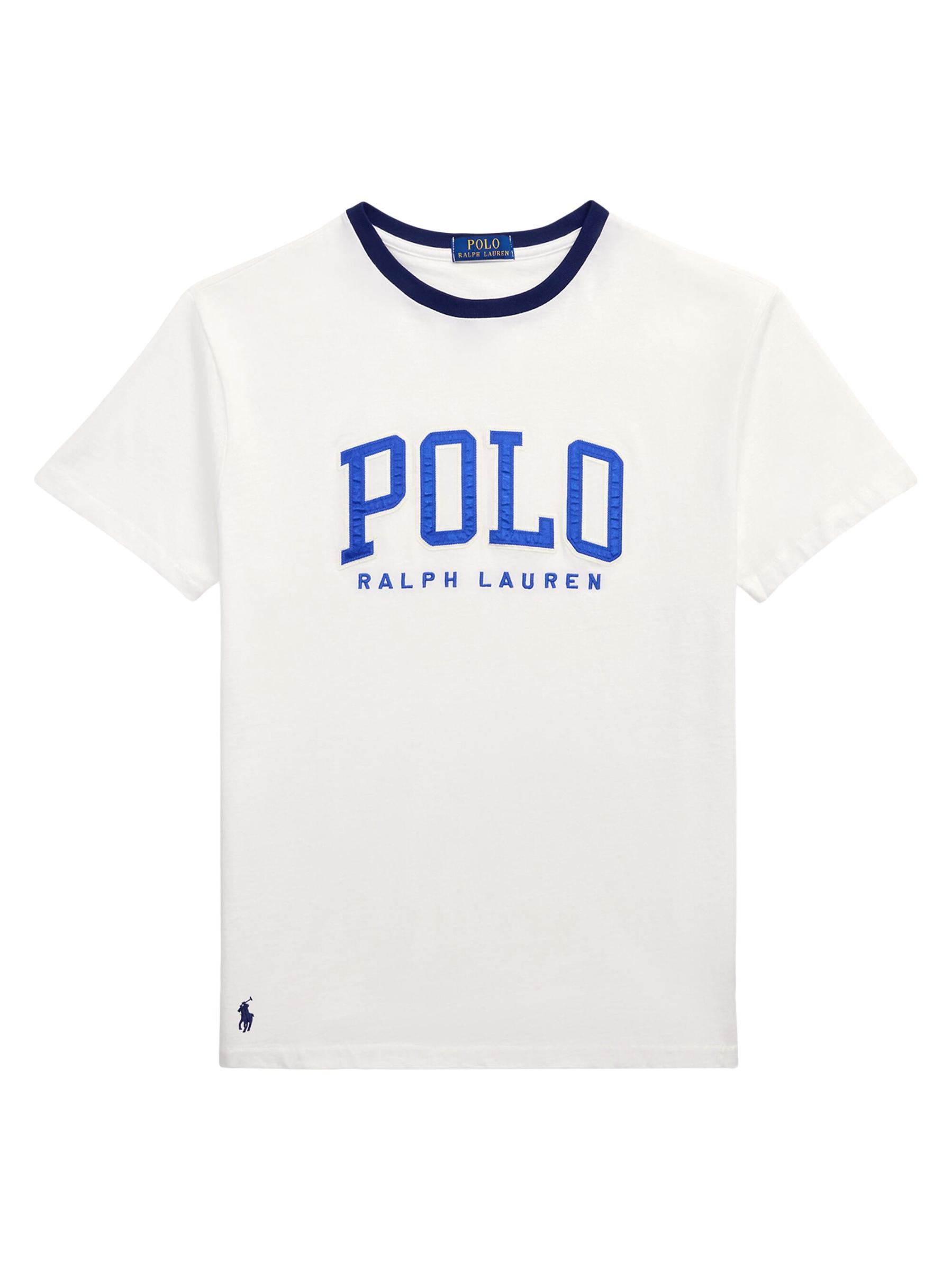 Polo Ralph Lauren クラシックフィット レターマン ロゴ Tシャツ Polo Ralph Lauren Classic Fit Letterman-Logo Short Sleeve T