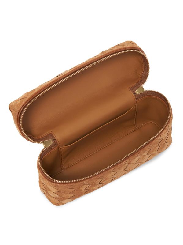 #4: حقيبة فانيتي من الجلد المدبوغ من بانج بانج بانج - ذهب كهرماني