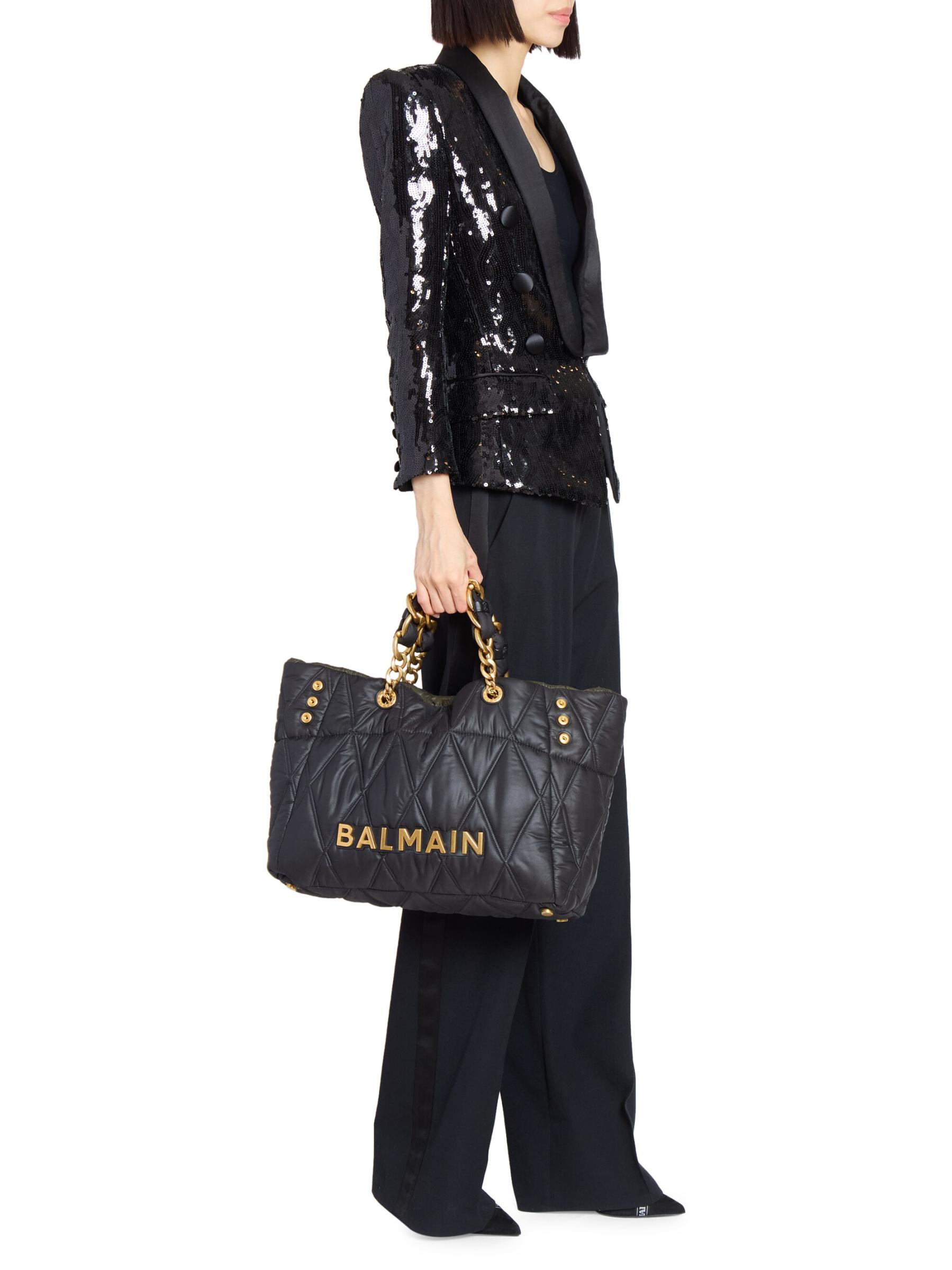 国内発【BALMAIN】1945 デニム ソフトキルティング/トートバッグ 国内発【BALMAIN】1945 デニム ソフトキルティング/トートバッグ
