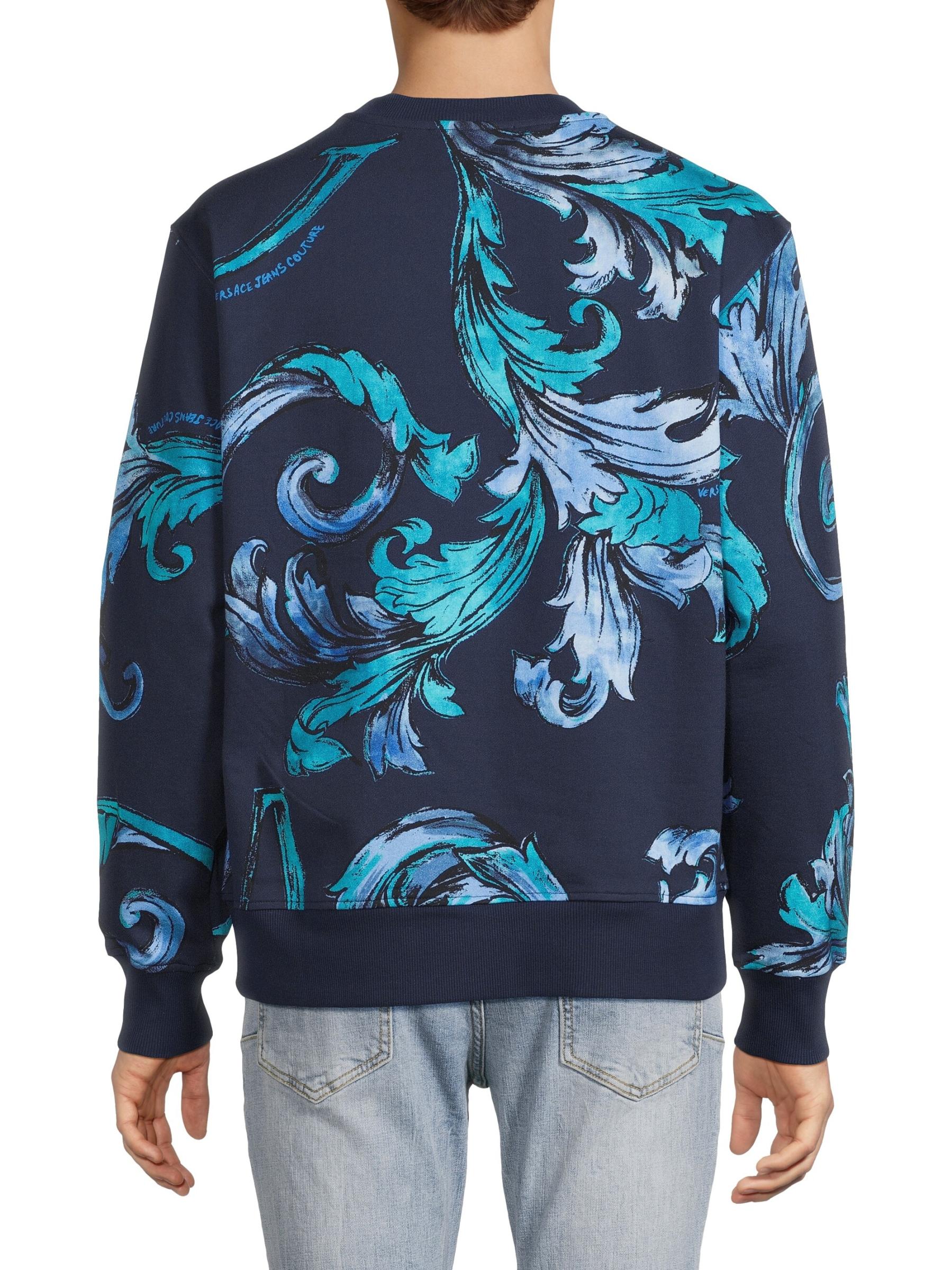VERSACE JEANS COUTURE コットン スウェットシャツ Versace Jeans Couture - コットン クルーネック スウェット