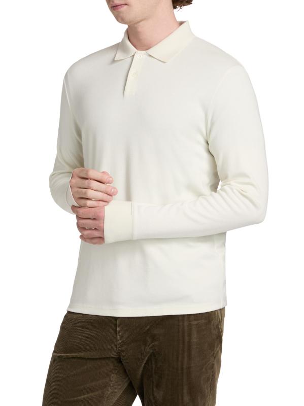 #3: قميص بولو Goris بأكمام طويلة - WINTER IVORY