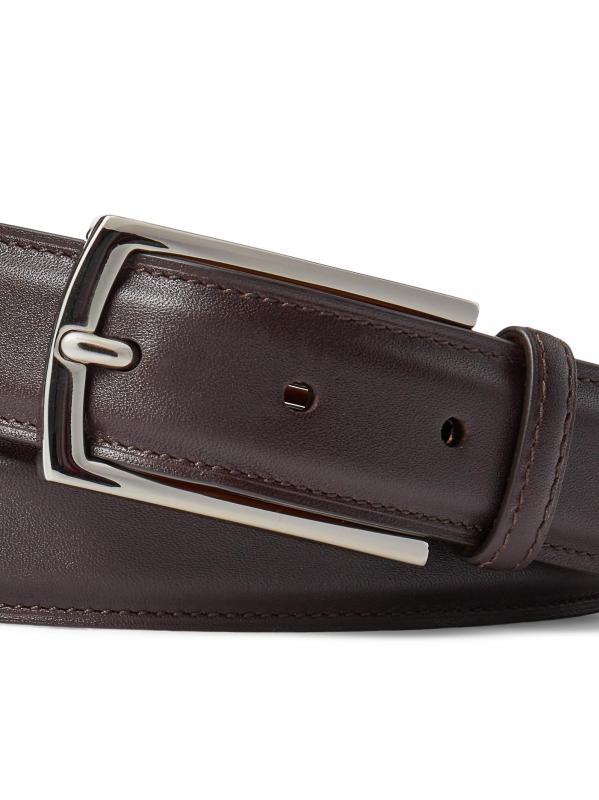 #2: حزام جلدي - بني داكن