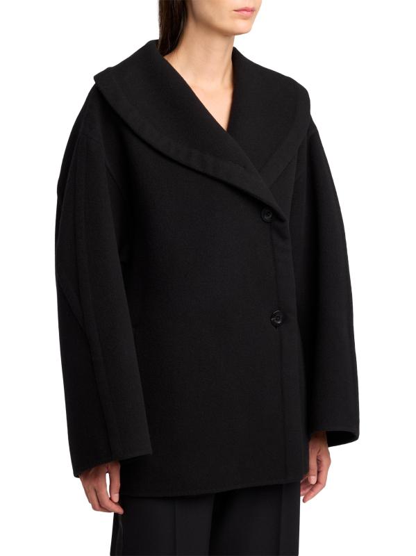 #3: معطف من الصوف التيمور - أسود