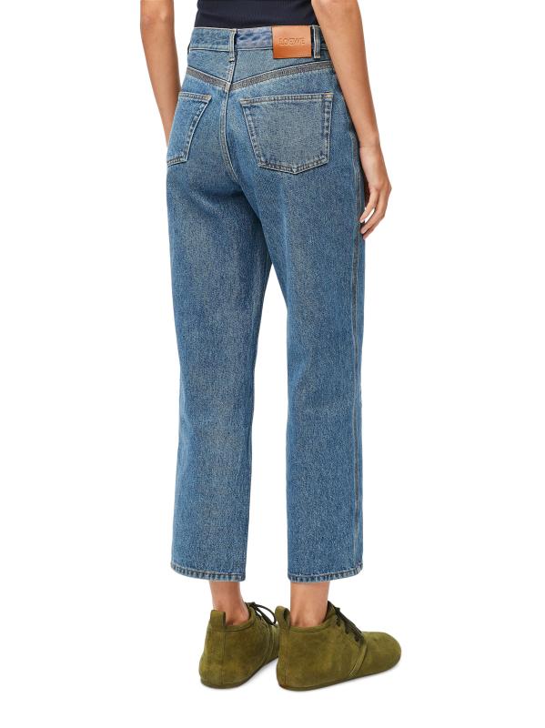Shop Loewe - Anagram Cropped Jeans | Saks Fifth Avenue Saks
