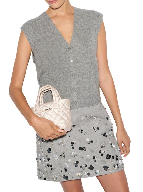 #2: حقيبة بيتيت مترو ديلوكس المبطنة - معدني وردي