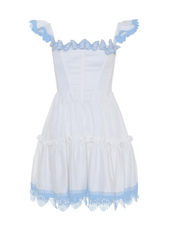 送料込/関税込■ERDEM■フローラルコットンポプリンミニドレス Erdem MINI SHIRT DRESS | REVERSIBLE
