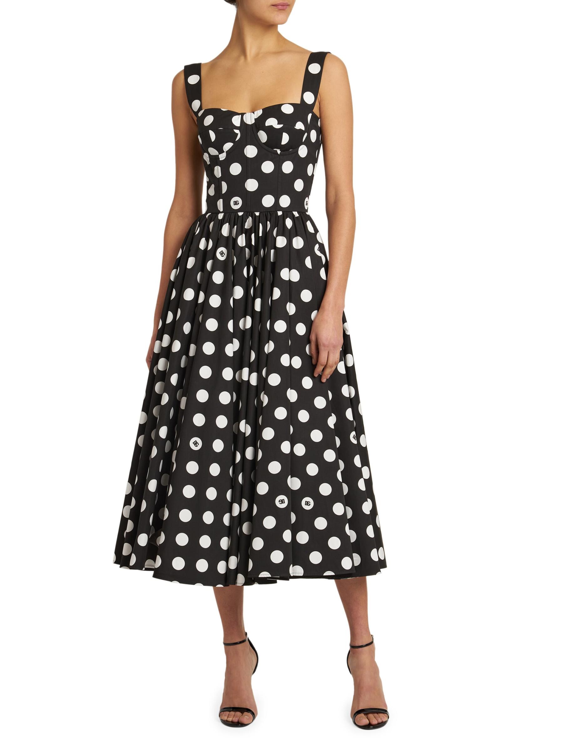 【関税＆送料込み】Dolce & Gabbana Midi Pencil Dress Dolce & Gabbana - Black Cherry Print Draped Midi Dress