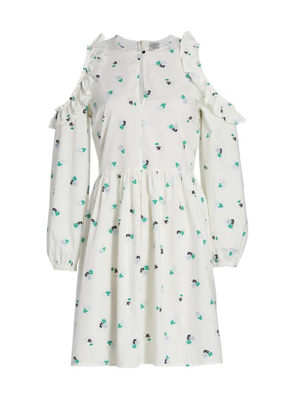 فستان أوستن بفتحات على الكتف