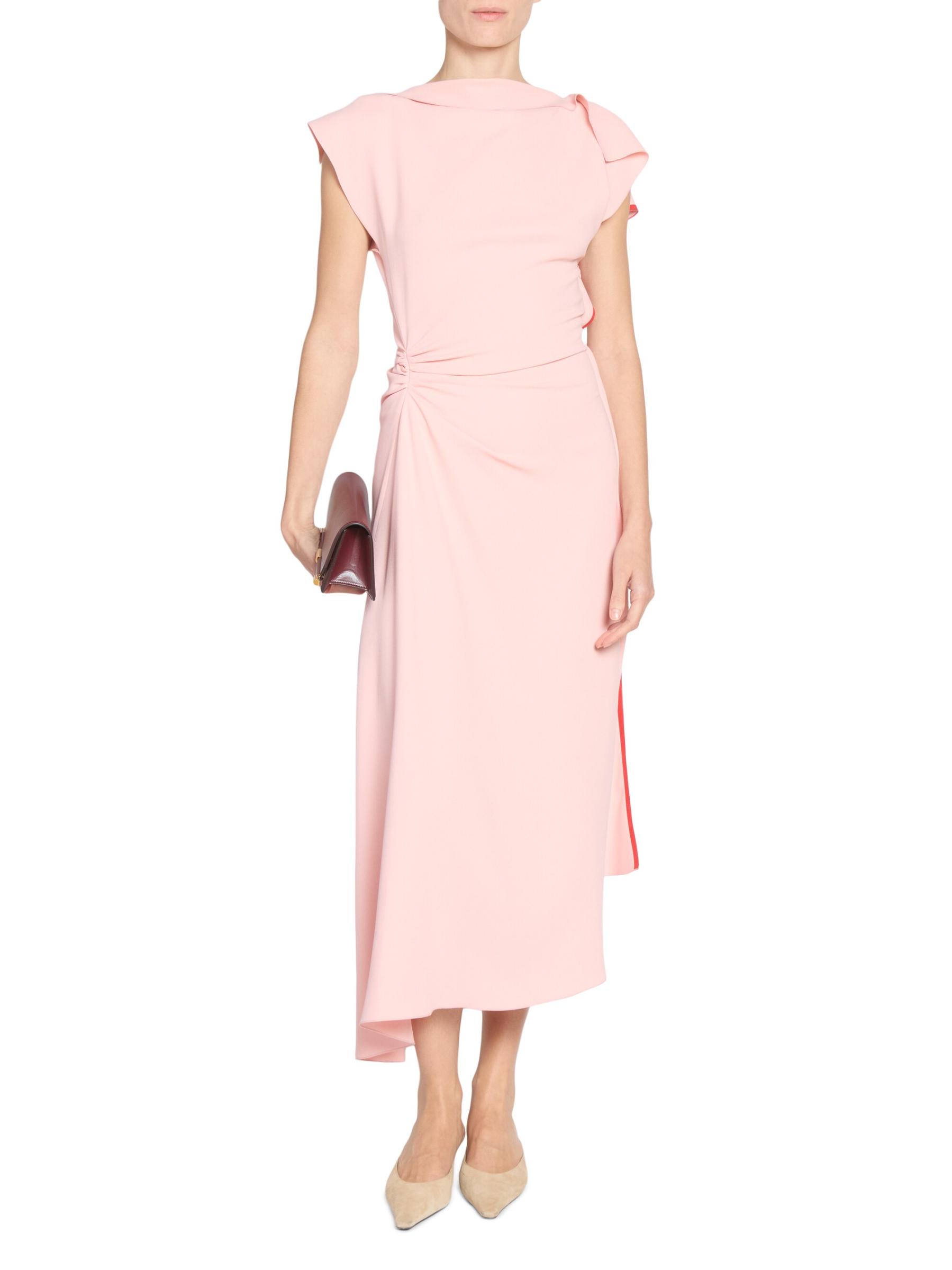 ＜関税込＞Victoria Beckham＊ルーシュジャージーマキシドレス Victoria Beckham - ギャザー・アシンメトリック・ミディドレス