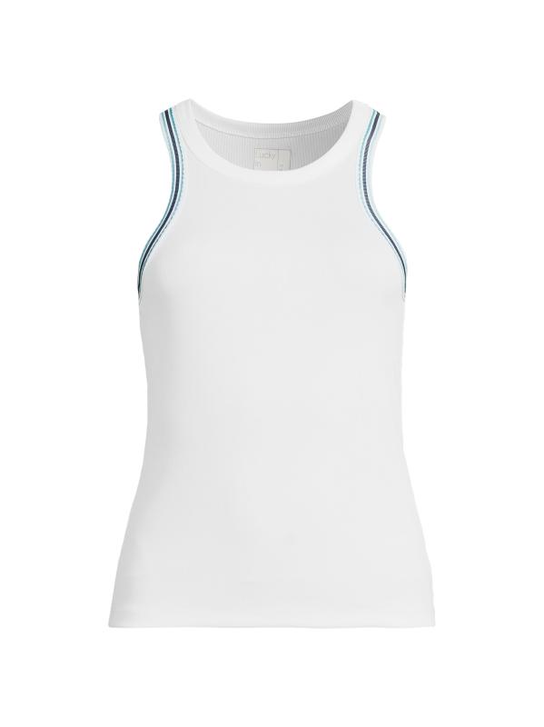 بلوزة بدون أكمام بتصميم مخطط من آيليت يو وين إت