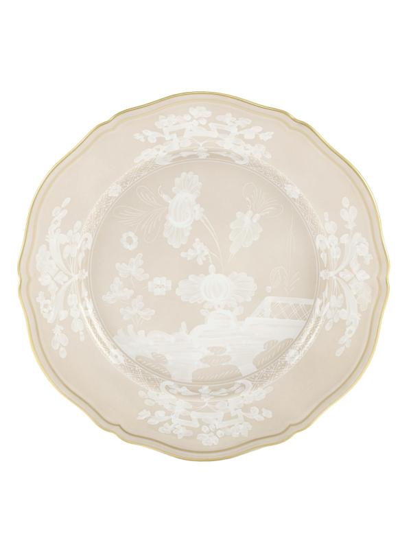 مجموعة أطباق أورينتي إيتاليانو ذات الإطار الذهبي