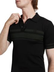 WALES BONNER｜SHORT-SLEEVED PIQUE/COLLAR (MS24JE11 JE05 Wales Bonner Sun Polo - Navy (Pique Jersey) - MS24JE11-JE05
