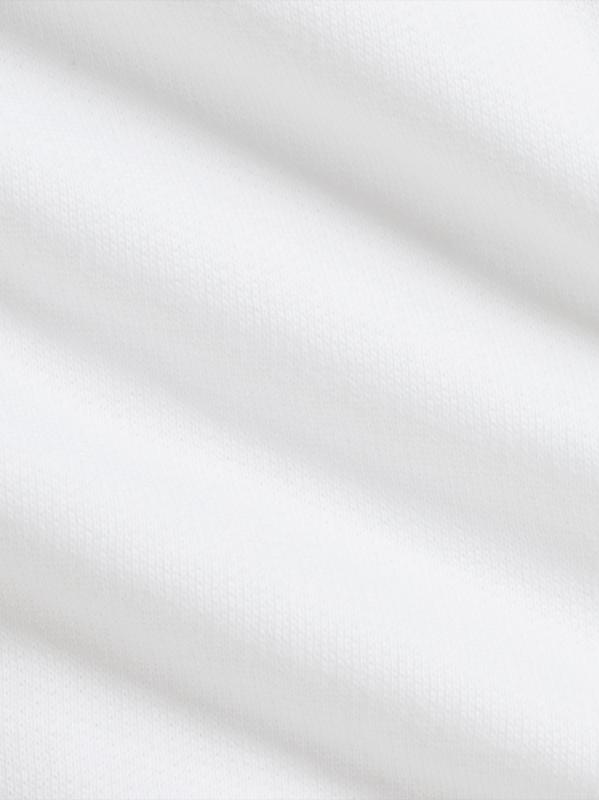 #3: طقم سويت شيرت وبنطال رياضي للأولاد الصغار بسحّاب - أبيض