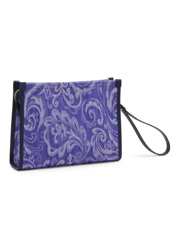 【70％OFF】 ETRO - ペイズリー柄ジャカード・キャンバス・ポーチ を バッグ