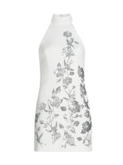 REBECCA VALLANCE ワンピース Monroe embellished 975196 Monroe Long Sleeve Mini Dress Ivory – Rebecca Vallance