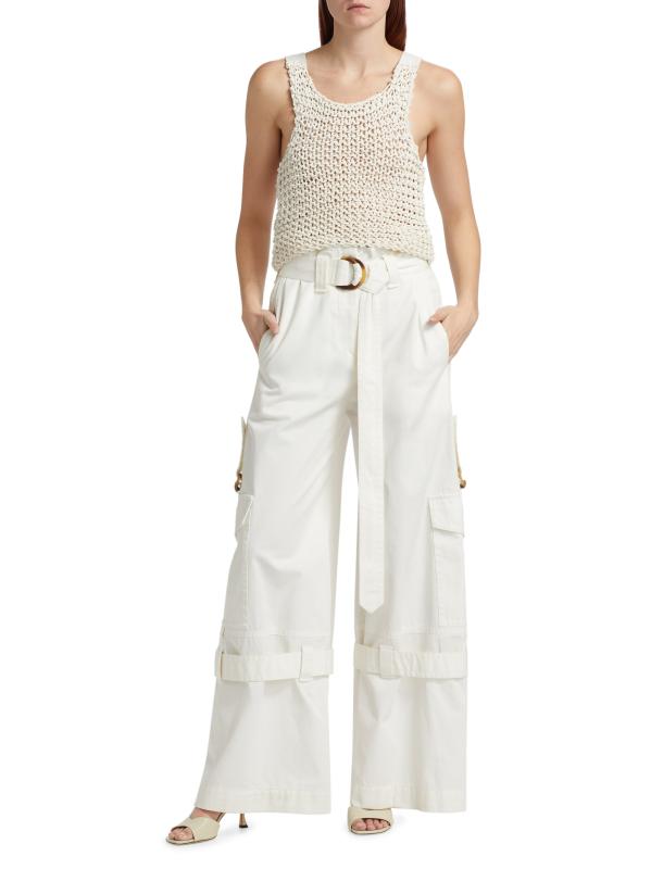 パンツ ZIMMERMANN Biscuit Cotton Cargo Pant Zimmermann Biscuit Cotton Cargo Pant | italist