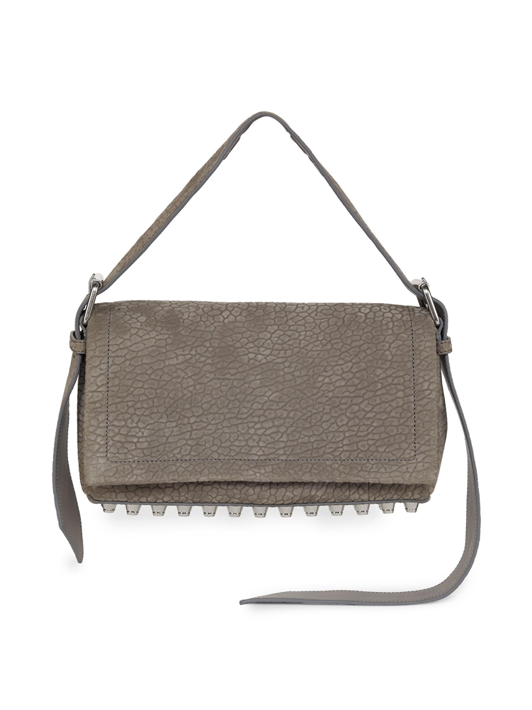 Shop Alexander Wang - Ricco Medium Leather Flap Bag | Saks