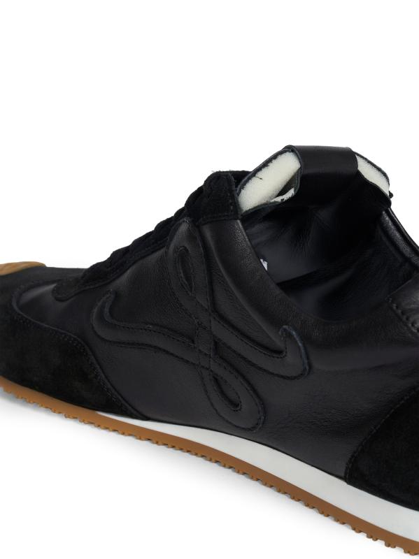 【直営・関税送料込】Ballet Runner 2 high Ballet Runner 2.0 high-top in nylon and calfskin White - LOEWE
