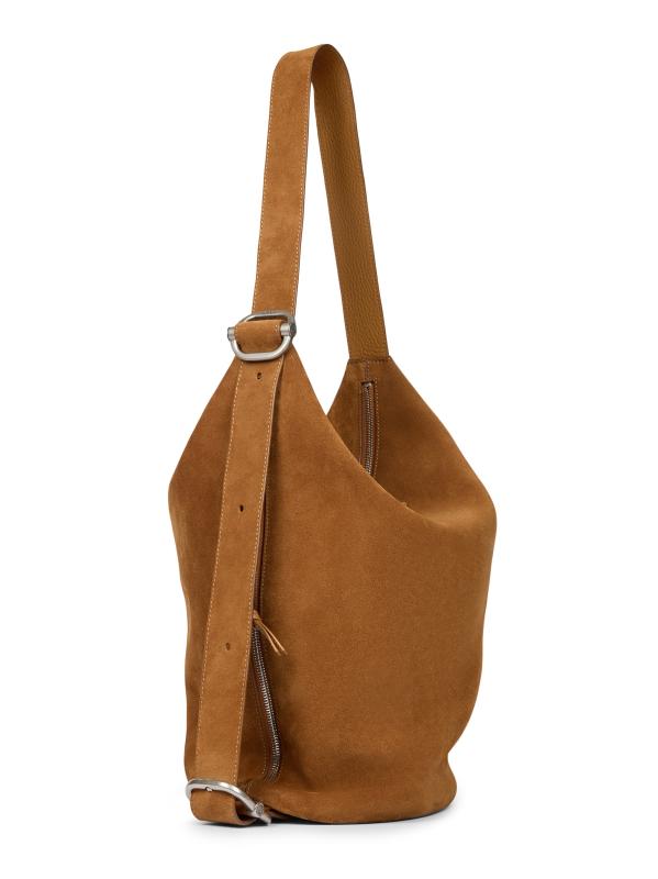 LOEWE スエードカーフスキン ミディアム ループ バケットバッグ Loewe - ミディアム・ループ・スエード・バケットバッグ を