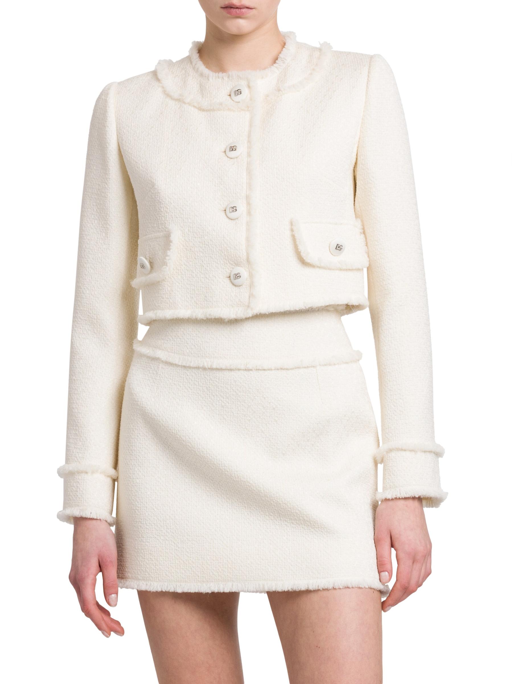 美品 DOLCE&GABBANA ツイードジャケット