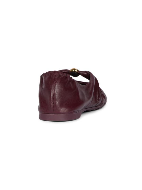 #4: أحذية بيبل سوفت باليرينا المسطحة - عنابي اللون