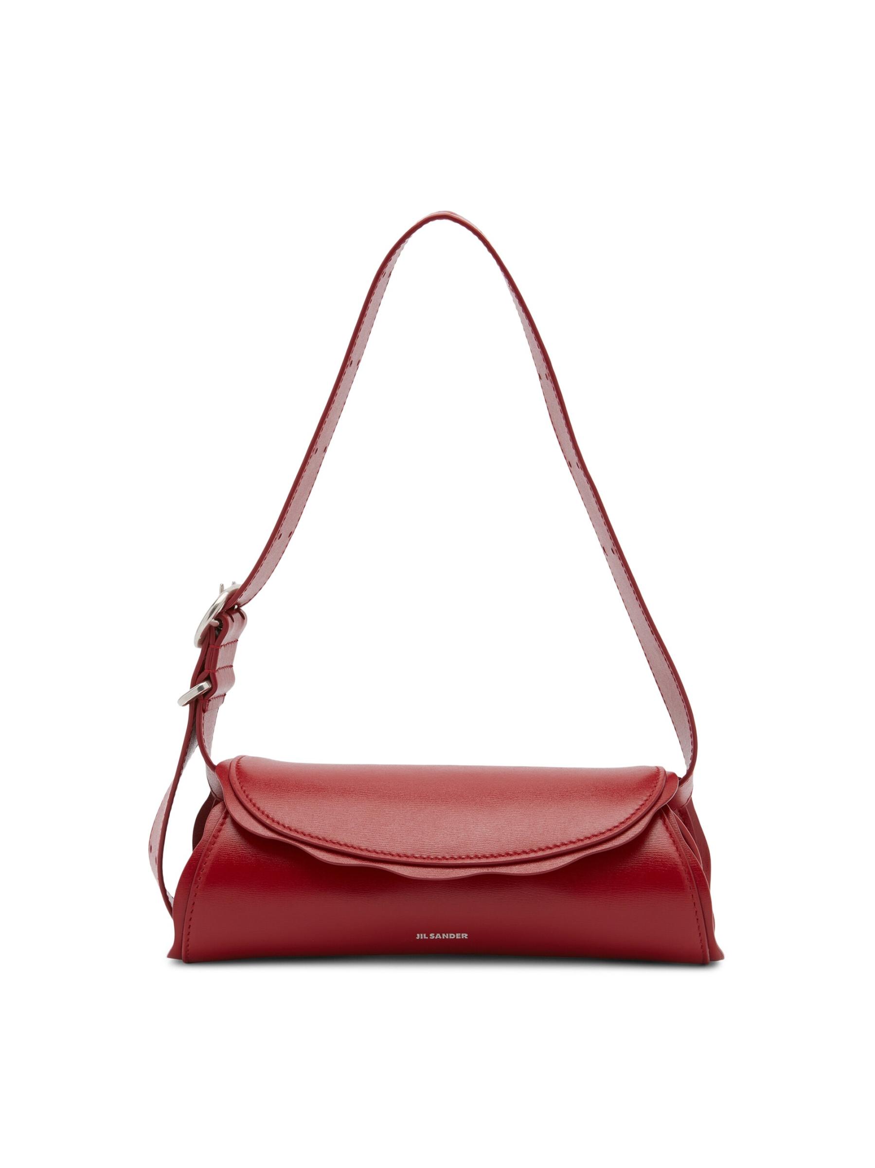 Jil Sander - スモールカンノーロレザーショルダーバッグ を
