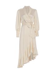 Zimmermann - シルク・ラップ・ミディ・ドレス をオンライン購入
