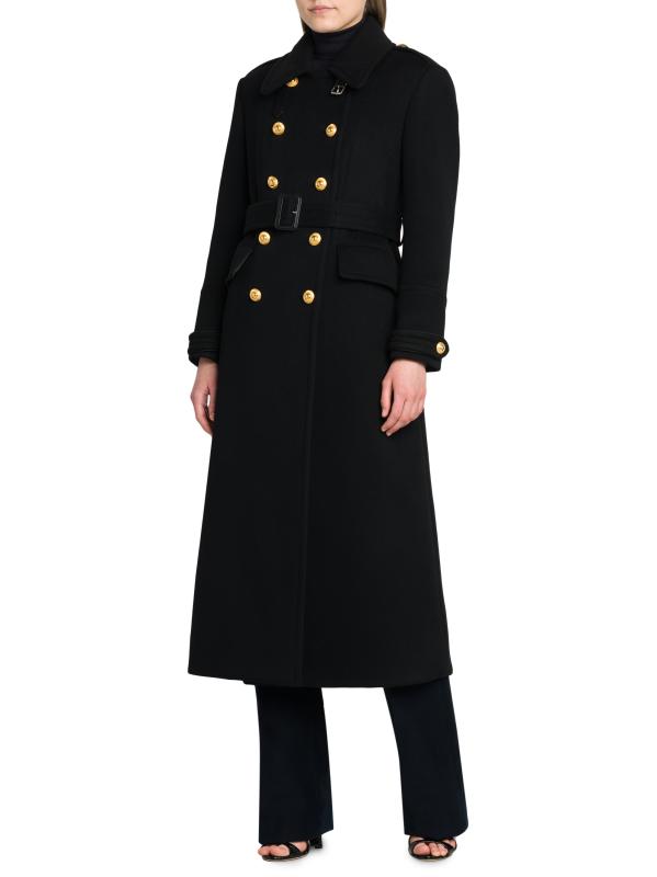 【TOM FORD】ベルト付き double-breasted twill trench コート TOM FORD】ベルト付き double-breasted twill trench コート
