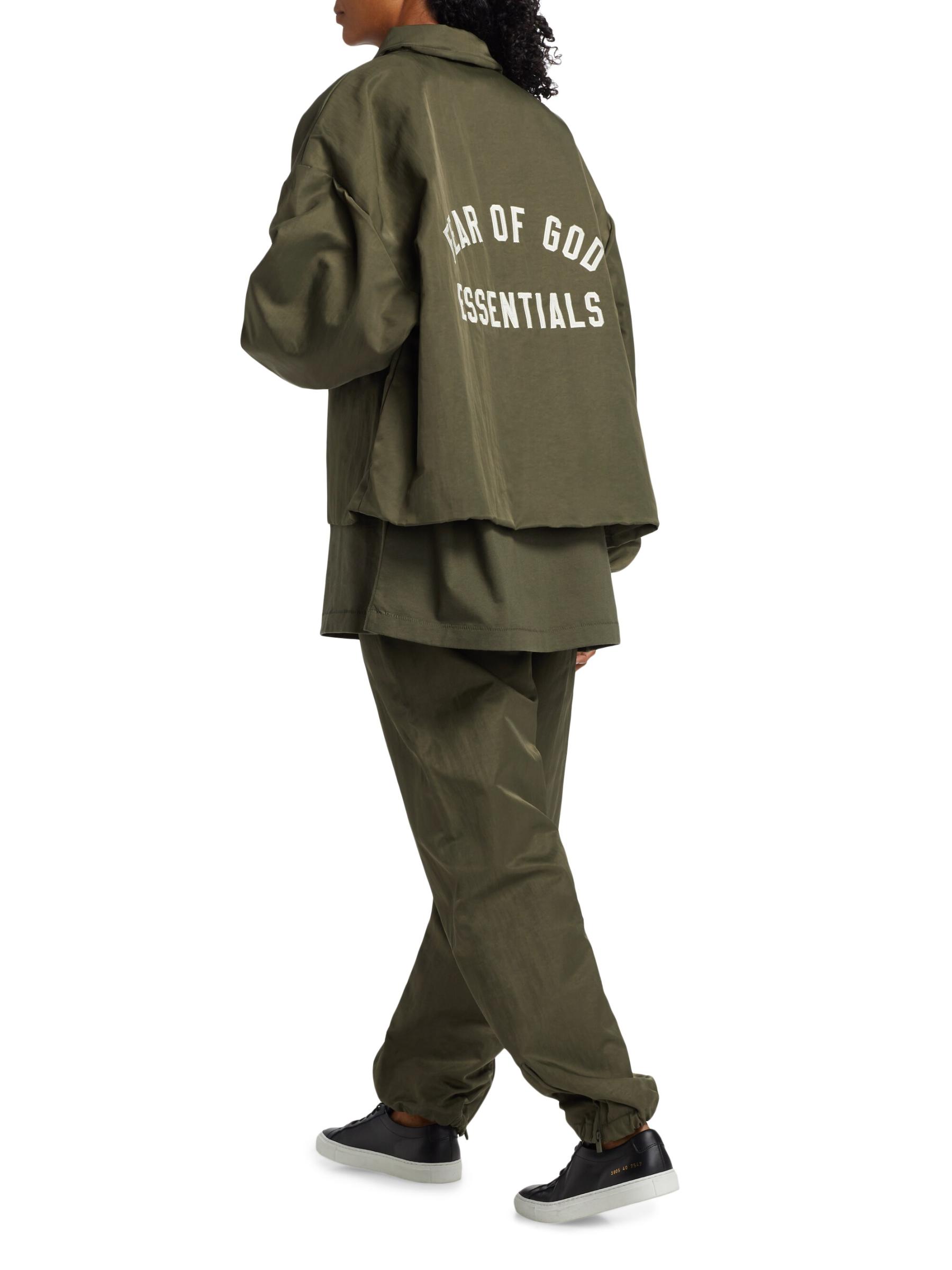 FOG ESSENTIALS ナイロントラッカージャケット L ミリタリー Fear of God Essentials - テクスチャード・ナイロン