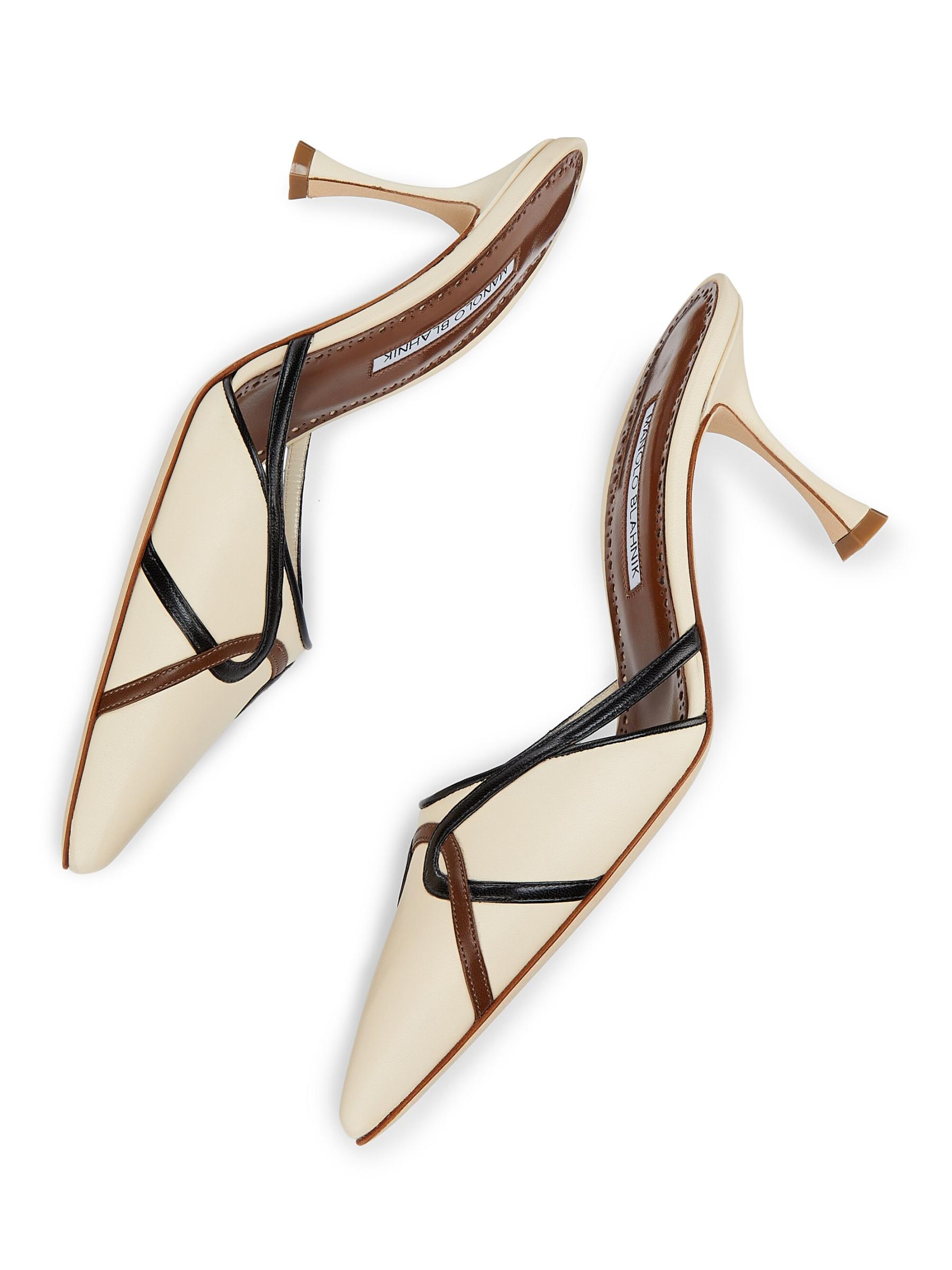 Manolo Blahnik>>ラゲブ 70 レザーミュール Manolo Blahnik - ラゲブ70MMレザーミュール をオンライン購入