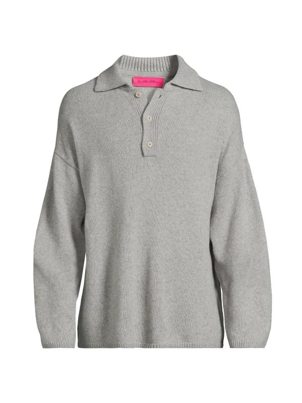 Dume Cashmere Polo Sweater