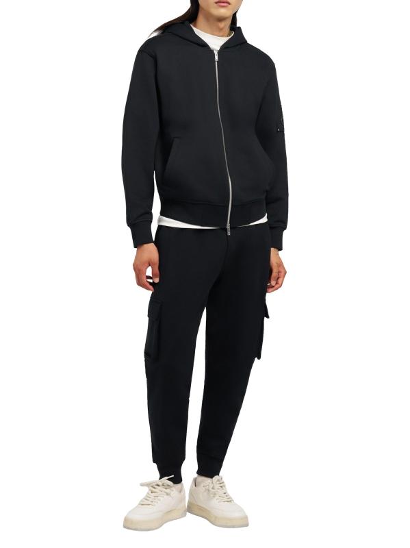 #7: بنطال رياضي هارتسفيلد من القطن كارغو من آيكون - أسود