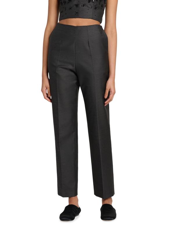 #2: بنطلون فيرجن من الصوف والحرير - اللون الرمادي