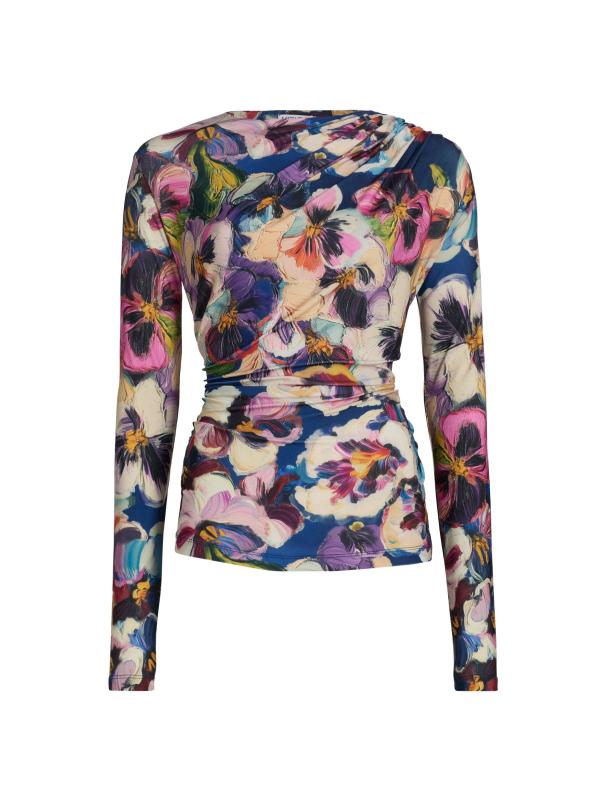 Carroll Lauren Floral Long-Sleeve Top