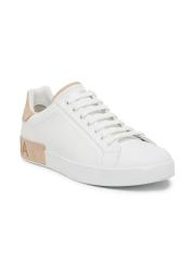 正規店買付【DOLCE & GABBANA】サントロペ ロートップスニーカー DOLCE&GABBANA - レザーロートップスニーカー をオンライン購入