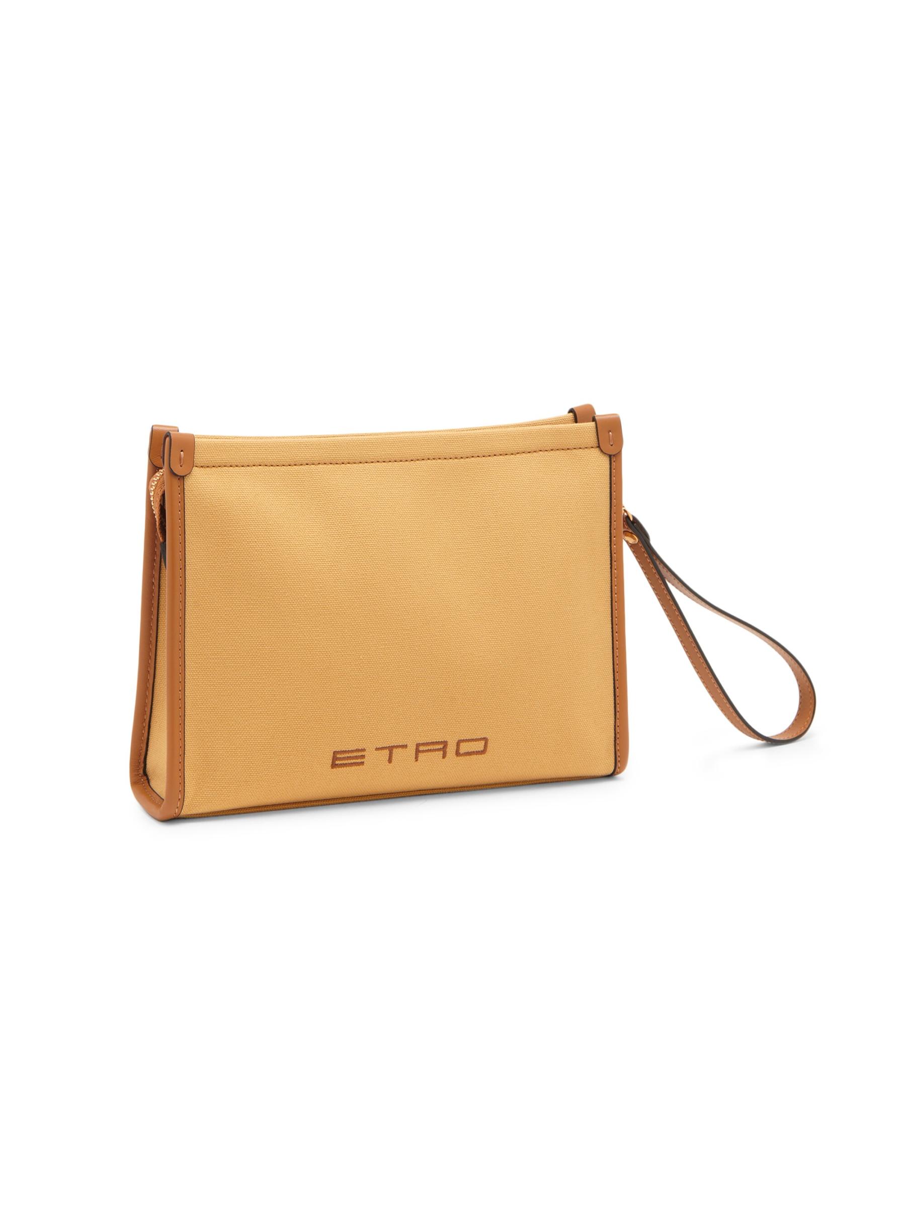 個性が光る◆ETRO◆パームツリー 刺繍 キャンバス ポーチ ETRO - パームツリー刺繍キャンバスポーチ をオンライン購入