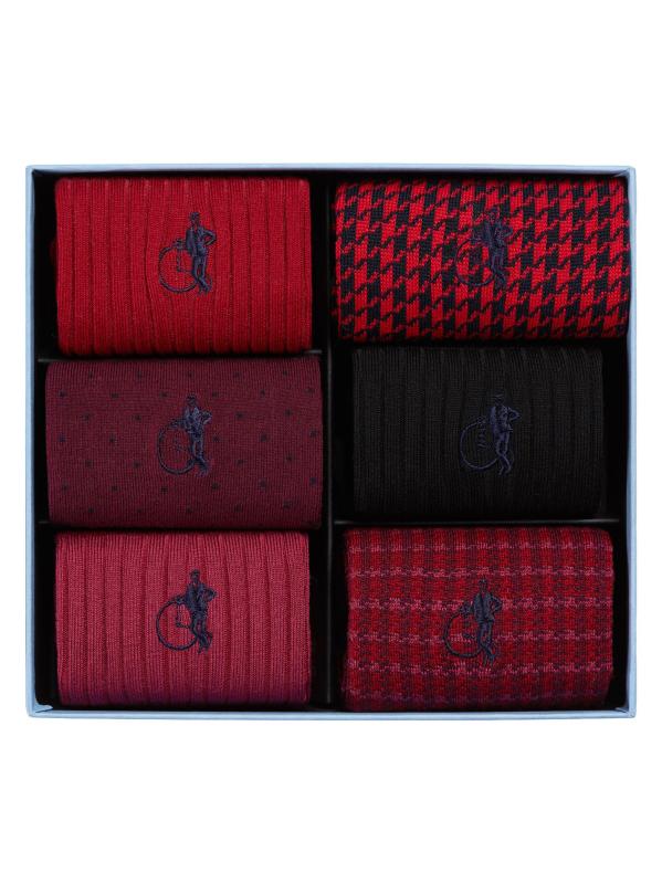 Dash of Class Ruby 6-Pack Socks