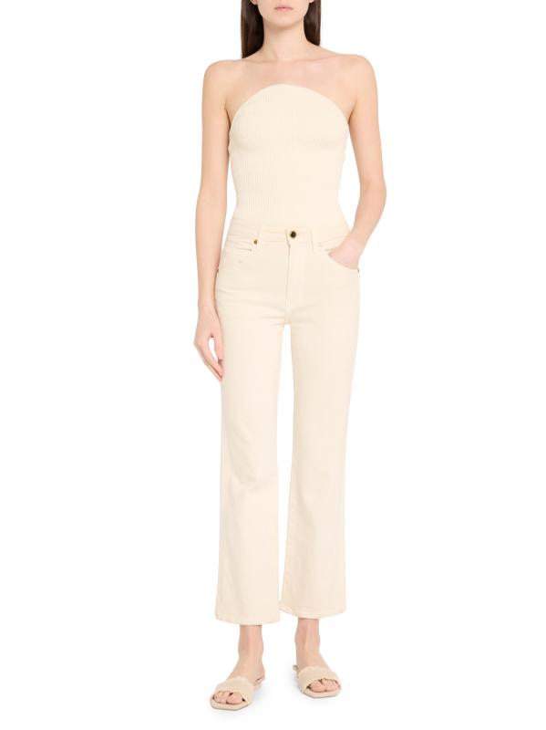 #2: صندل مايا فرييد من الجوت المسطح - بيج