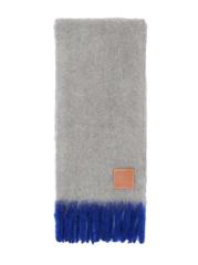 【国内発送】Scarf in wool and mohair Scarf in mohair and wool Grey - LOEWE