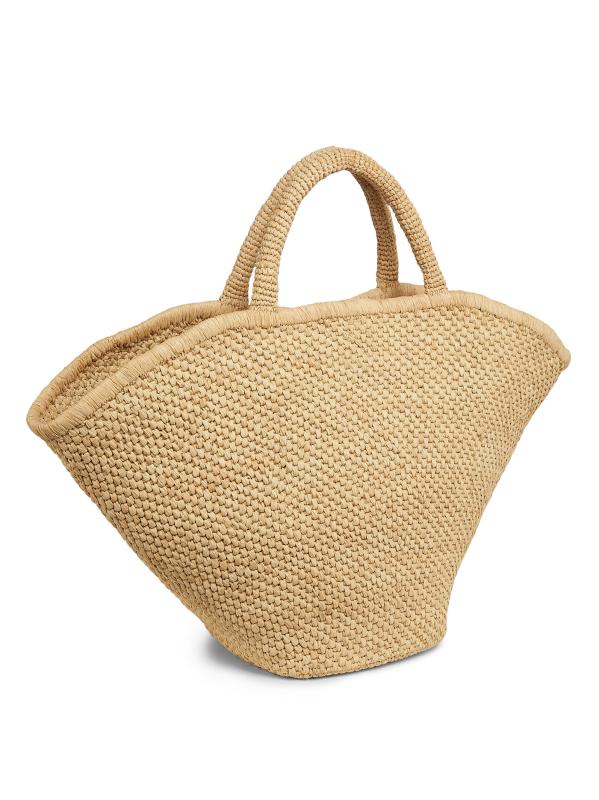 #4: حقيبة تشيلسي الكبيرة من الرافيا - طبيعي