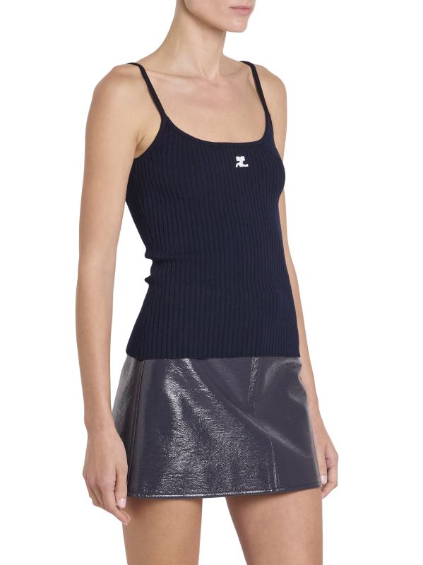 courreges リブニットトップス Courreges - リブニット・タンク をオンライン購入 | Saks Fifth