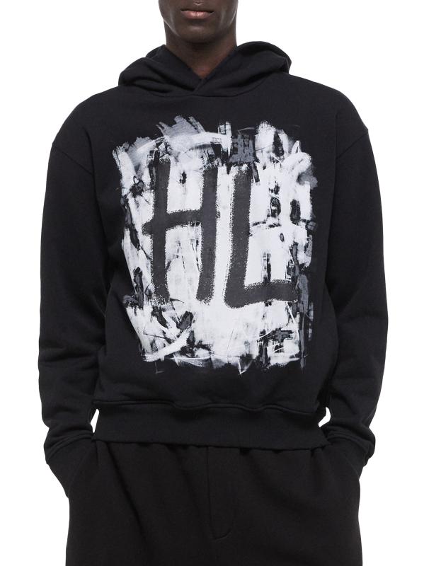 【HELMUT LANG関税込★】COTTON SCRIBBLE SWEATSHIRT Shop Helmut Lang - Scribble Cotton Hoodie | Saks Fifth