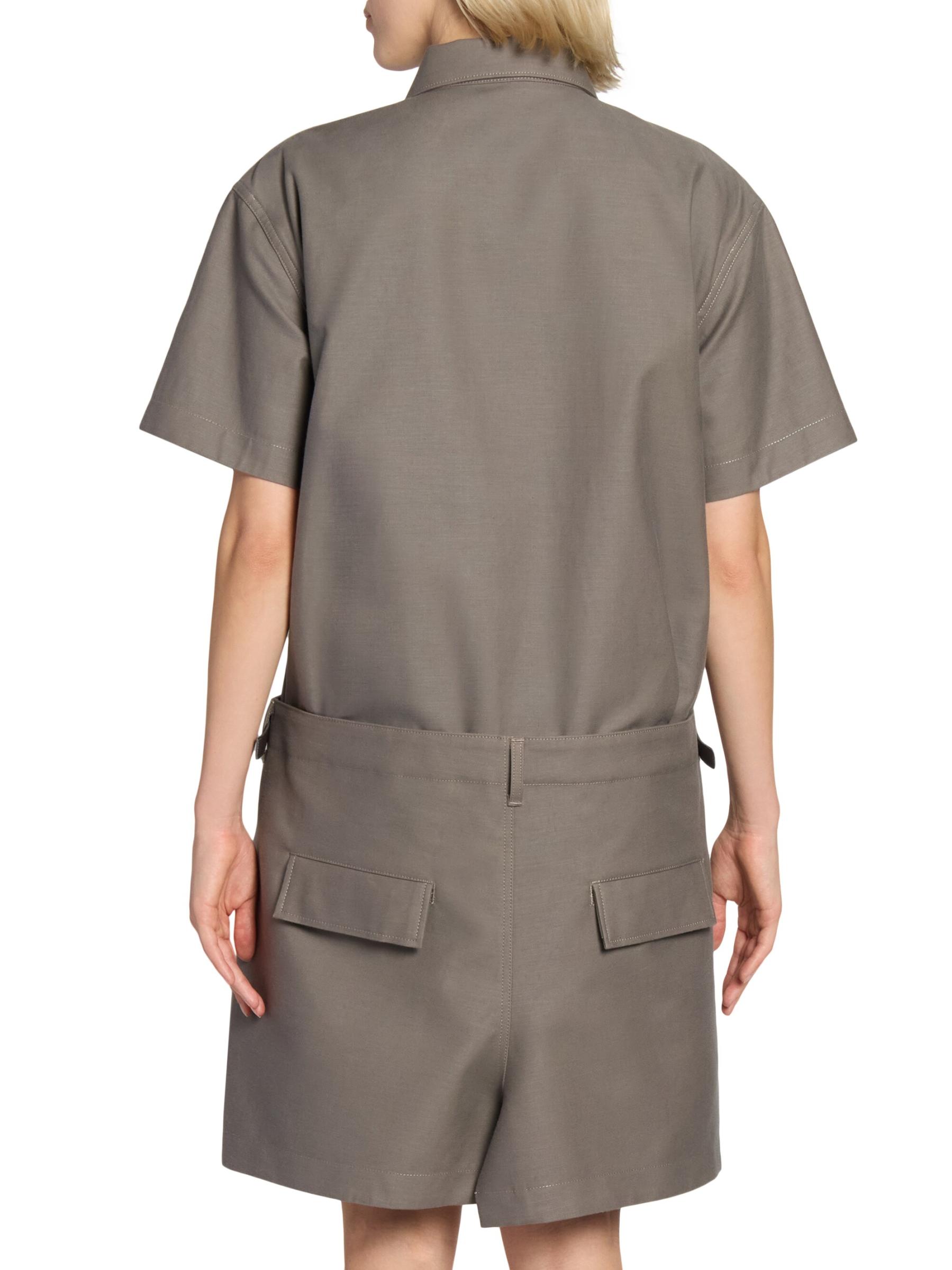 Shop Sacai - Wtaps Cotton Back Satin Dress | Saks Fifth