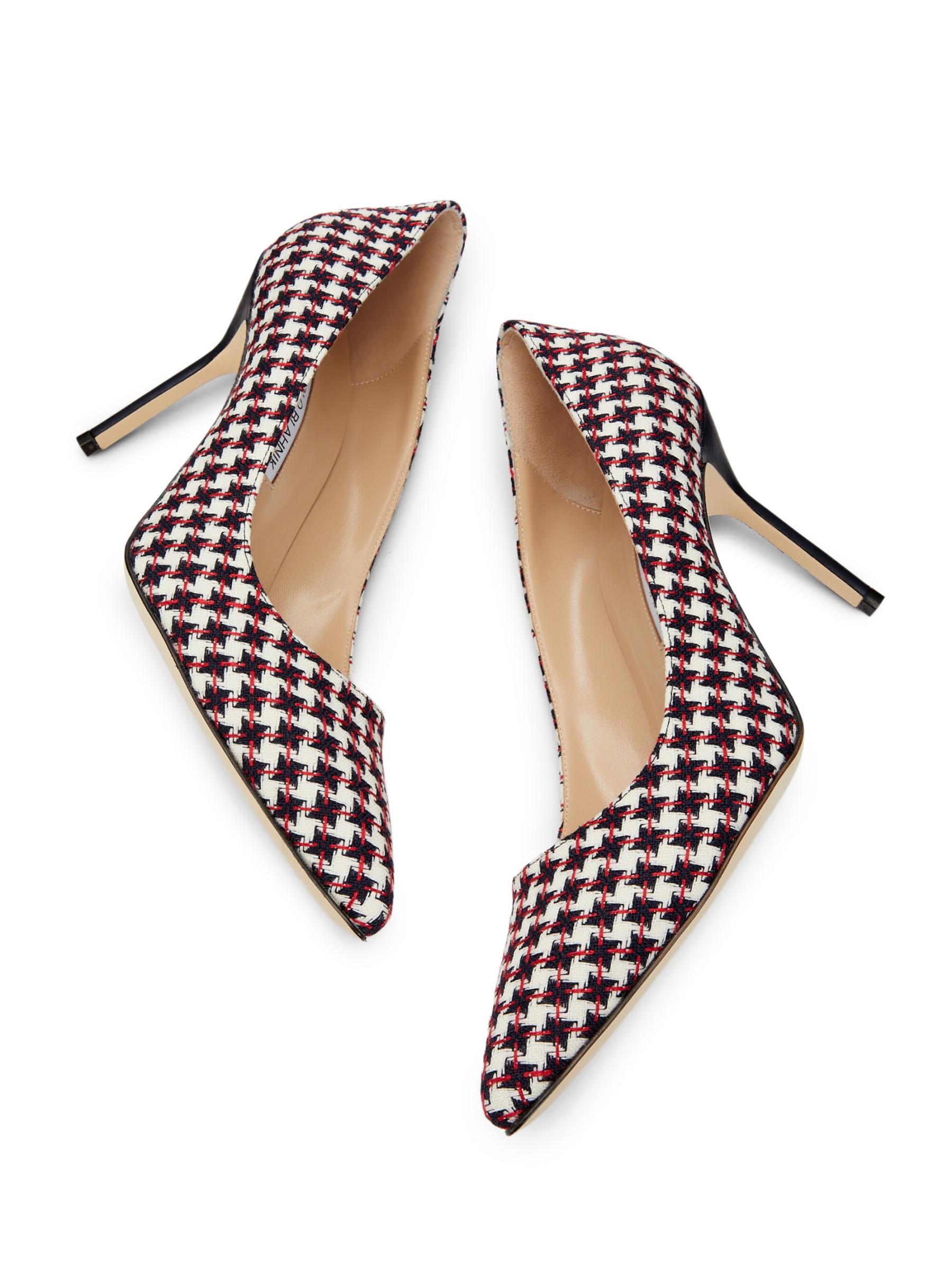 Manolo Blahnik - ツイードのピンヒール・パンプス をオンライン