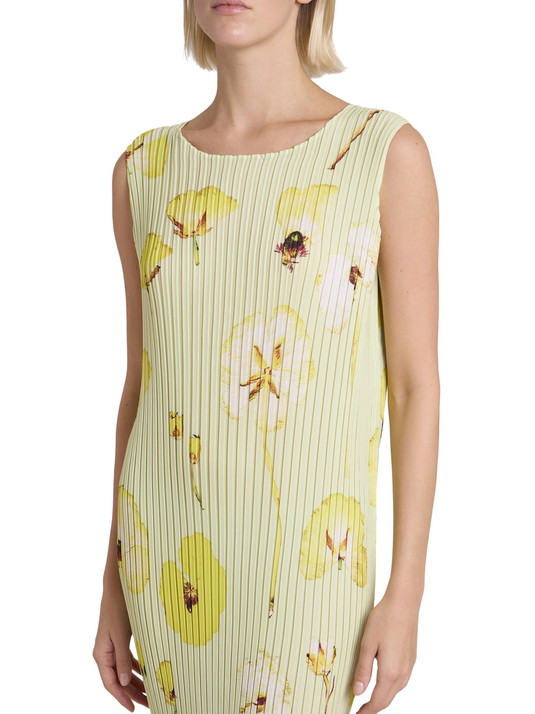 Shop Issey Miyake - Pressed Flora Pleats Dress | Saks Fifth