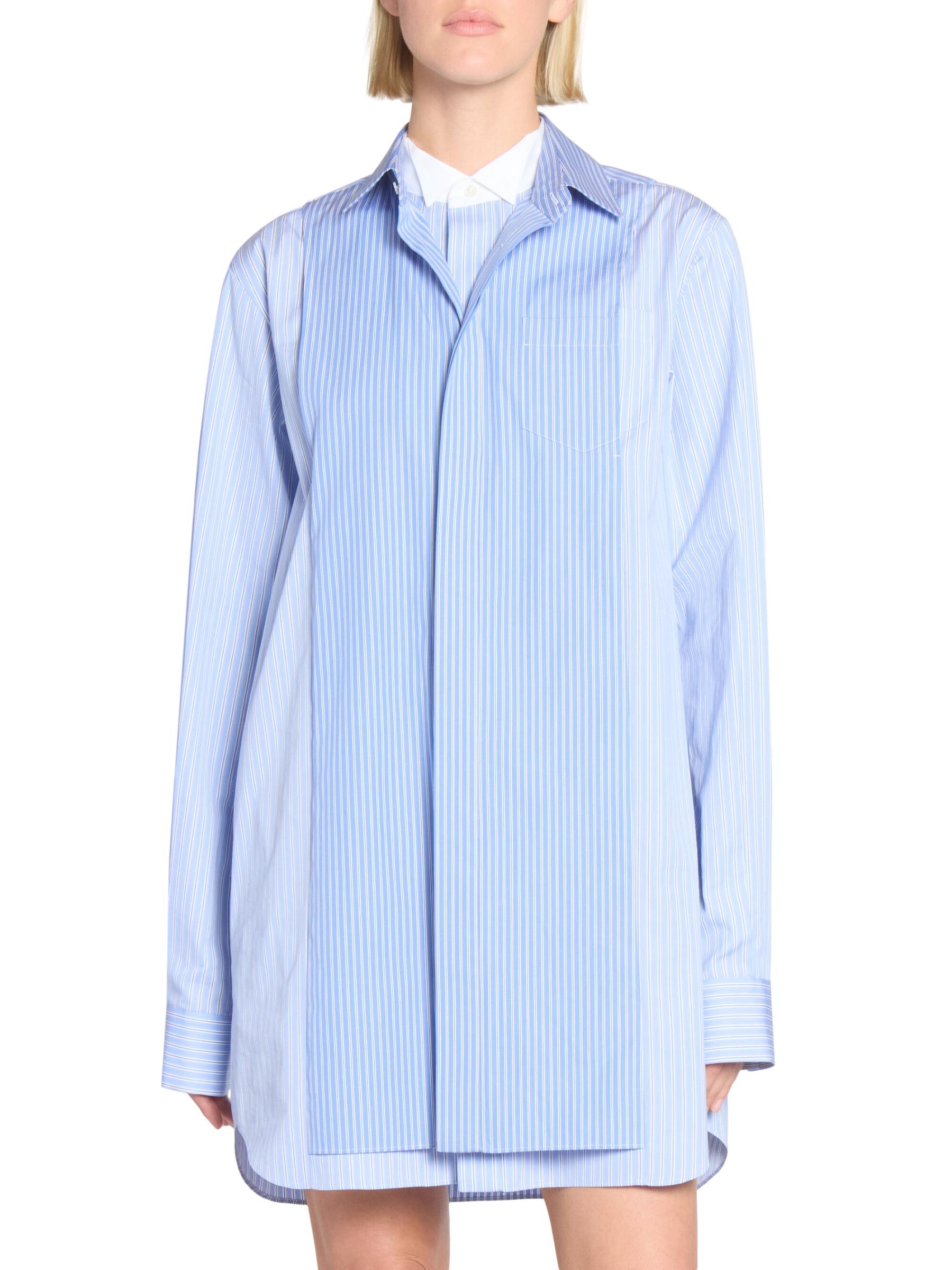 SACAI♡ ストライプ コットン ポプリン ミニドレス Sacai - ストライプ・ポプリン・ミニ・シャツドレス を