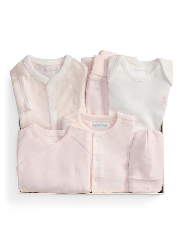 مجموعة هدايا من القطن المتشابك للفتيات الصغيرات من 6 قطع