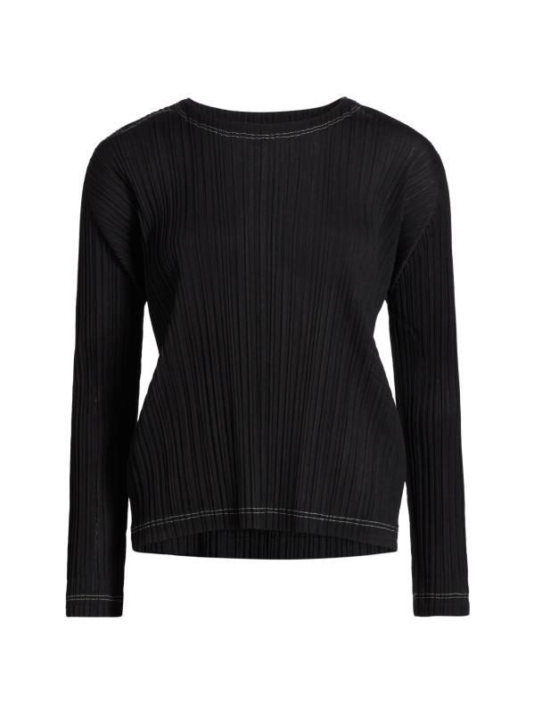 Pleats Please Issey Miyake - ラミー・プリーツ長袖トップス を