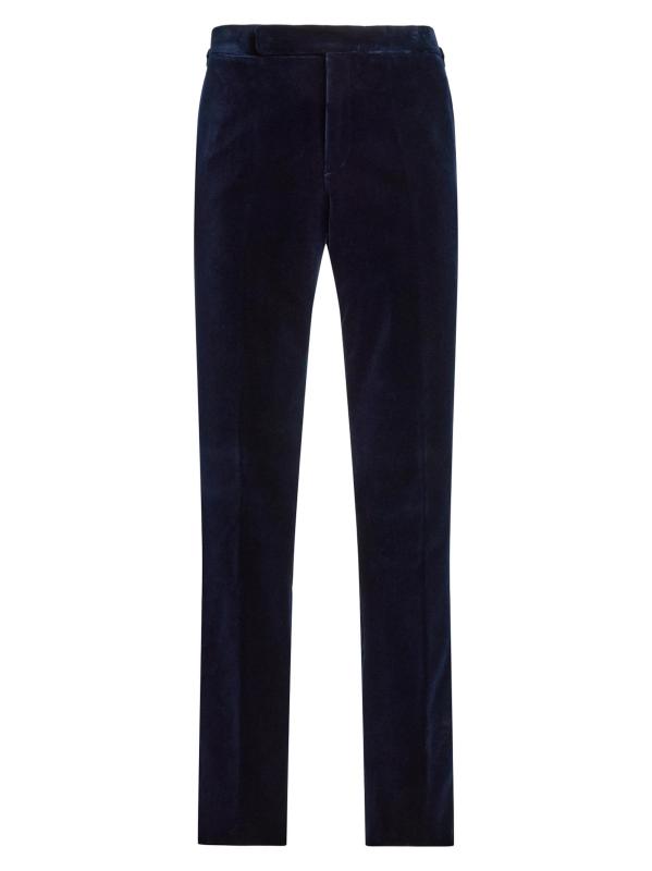 بنطلون مخملي بأرجل مستقيمة