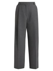 Shop Totême - Pleated Straight Trousers | Saks Fifth Avenue